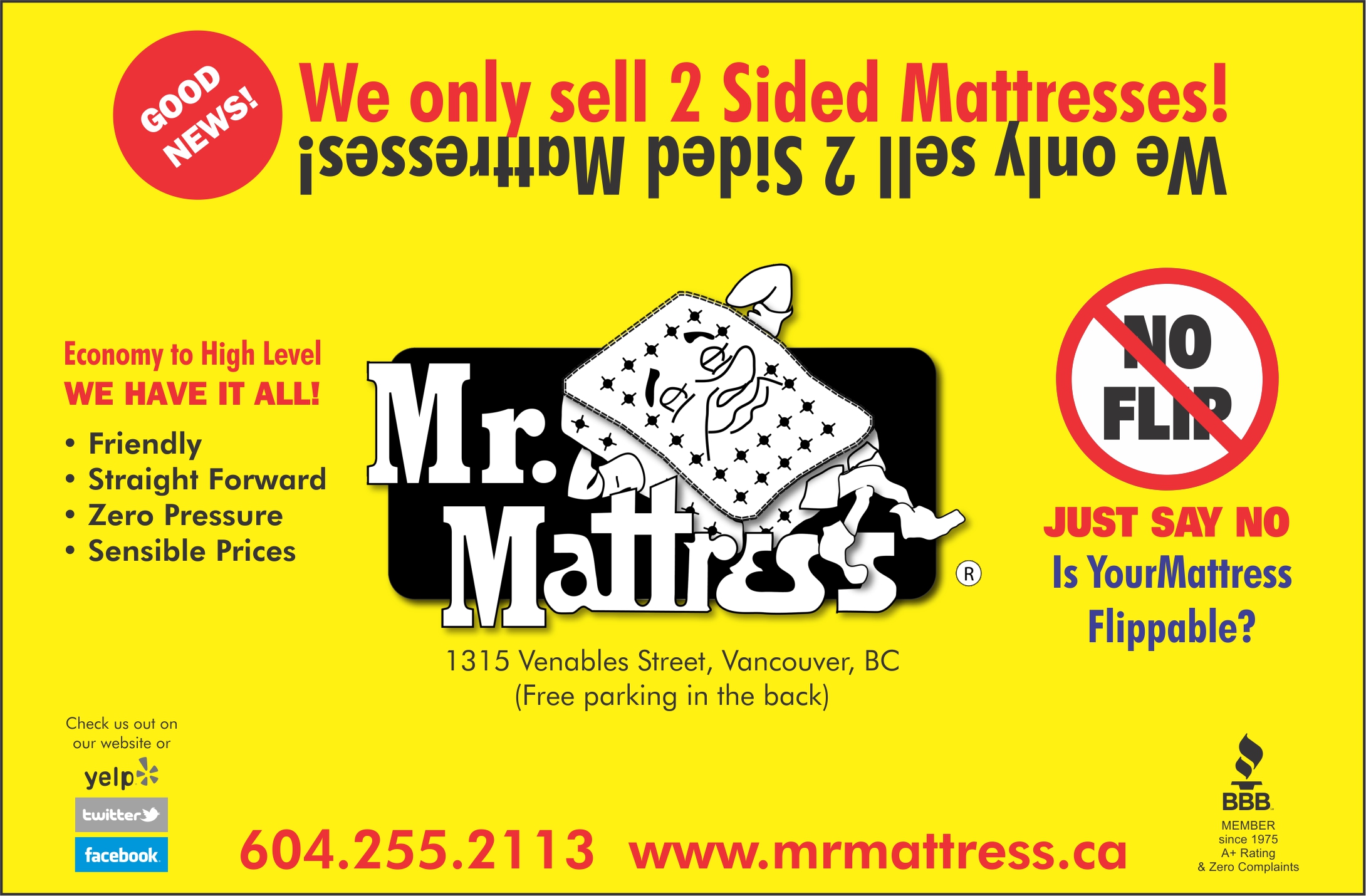 mr mattress furniture for less