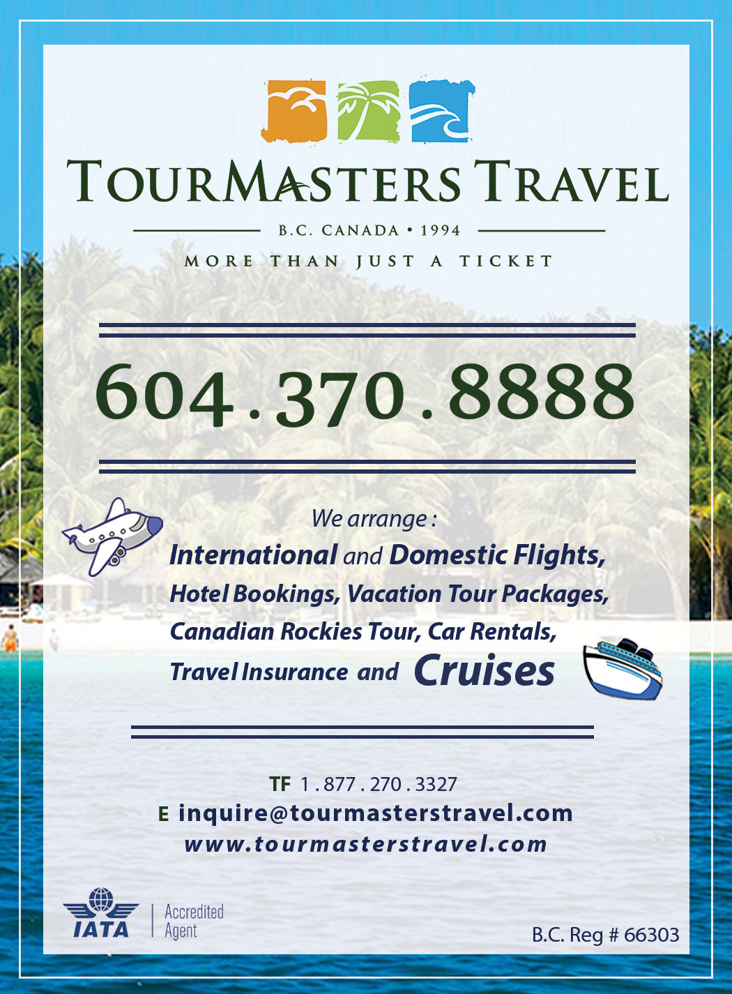 Tourmasters travel
